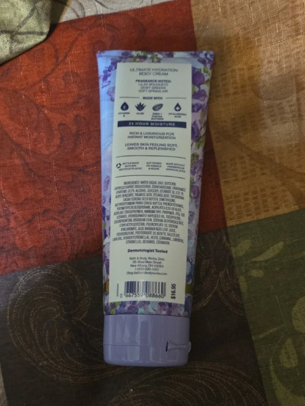 Bath & Body Works Fresh Cut Lilacs Body Cream - Purple